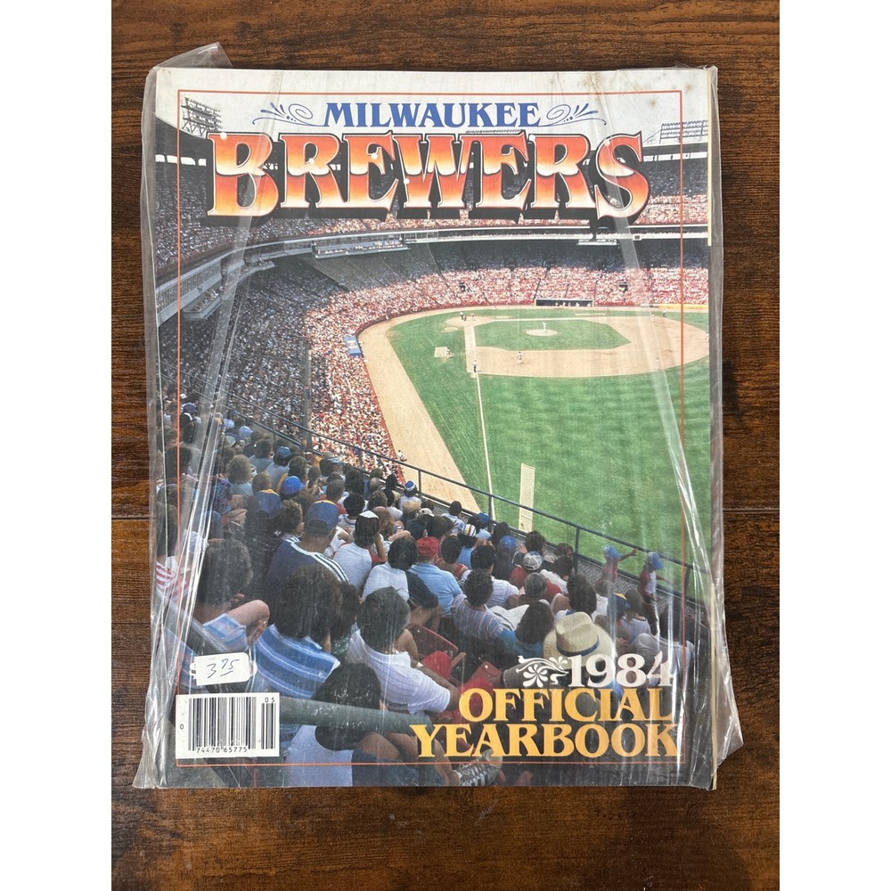 Vintage 1984 Milwaukee Brewers Official Yearbook MLB Baseball Miller High Life